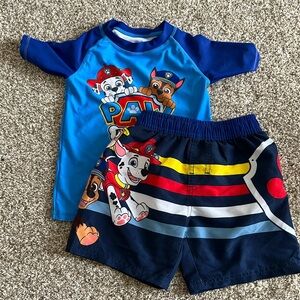 Paw Patrol Swim Suit Toddler GUC 3T